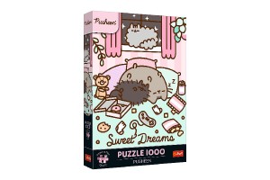 Puzzle Premium Plus: Pusheen 1000 dlk 48x68,3cm v krabici 27x40x6cm