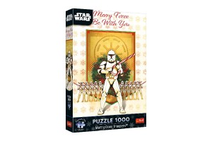 Puzzle Premium Plus: Star Wars - Vesel klonov jednotka 1000 dlk 48x68,3cm v krabici 27x40x6cm