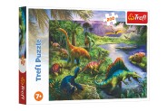 Puzzle Dinosauři 200 dílků 48x34cm v krabici 33x23x4cm