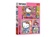 Puzzle 2x200 Hello Kitty a ptel 41x27,5cm v krabici 26x34x4,5cm