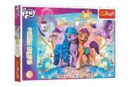 Puzzle My Little Pony trblietavé 100 dielikov 48x34cm v krabici 33x23x4cm