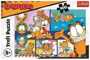 Puzzle Ln Garfield 100 dlk 41x27,5cm v krabici 29x20x4cm