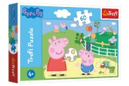 Puzzle Prastko Peppa/Peppa Pig Zbava s pteli 33x22cm 60 dlk v krabice 21x14x4cm