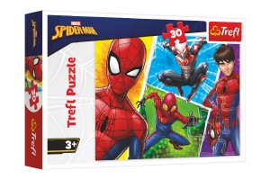 Puzzle Spiderman a Miguel/Disney 27x20cm 30 dlk v krabice 21x14x4cm