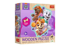 Puzzle devn nepravideln tvary Tlapkov patrola/Paw Patrol 50 dlk 20x26,1cm v krabici 20x20x6cm