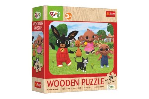 Puzzle devn 24 dlk Krlek Bing/Bing Bunny 28x19,5cm v krabici 20x20x5cm