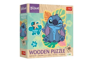 Puzzle devn nepravideln tvary Lilo a Stitch 50 dlk 19,8x25,8cm v krabici 20x20x6cm