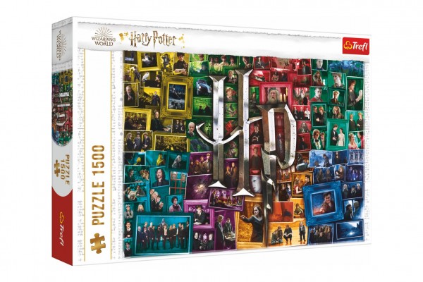 Puzzle Svět Harryho Pottera 1500 dílků 85x58 cm v krabici 40x27x6cm
