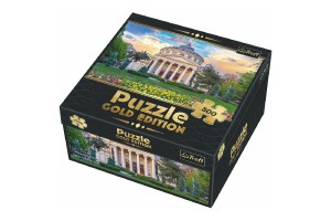 Puzzle Rumunsk Atheneum, Bukure, Rumunsko - Zlat vydn 500 dlk 48x34cm v krabici 26x26x10cm