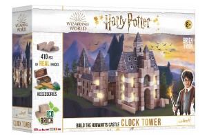 Stavjte z cihel Harry Potter - Hodinov v stavebnice Brick Trick v krabici 40x27x9cm