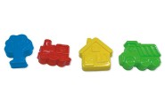 Formiky na piesok plast 16cm asst 3 druhy 12m+ Wader