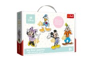 Baby puzzle Mickey Mouse a ptel 14 dlk v krabici 27x19cm 24m+