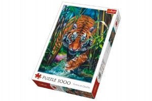 Puzzle Drav Tiger 1000 dielikov 48x68cm v krabici 40x27x6cm