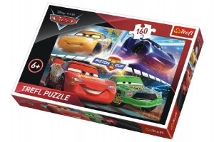 Puzzle Cars 3 Disney 41x27,5cm 160 dielikov v krabici 29x19x4cm