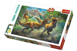 Puzzle Dinosaui/Tyranosaurus 41x27,5cm 160 dlk v krabici 29x19x4cm