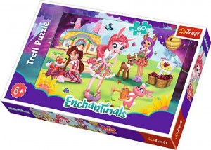 Puzzle Enchantimals  41x27,5cm 160 dlk v krabici 29x19x4cm