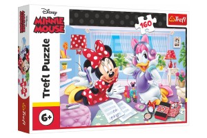 Puzzle Disney Minnie / De s najlepmi priatemi 160 dielikov 41x27,5cm v krabici 29x19x4cm