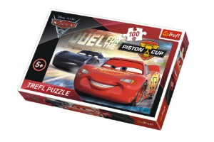 Puzzle Auta/Cars 3 Disney 100 dlk 41x27,5cm v krabici 29x20x4cm