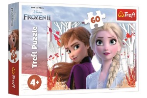 Puzzle Ledov krlovstv II/Frozen II 60 dlk 33x22cm v krabici 21x14x4cm