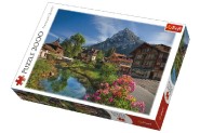 Puzzle Alpy v lete 2000 dielikov 96x68cm v krabici 40x27x6cm