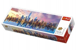 Puzzle Manhattan New York panorama 1000 dlk 97x34cm v krabici 40x13x7cm