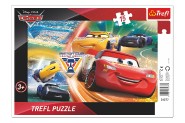 Puzzle doskov Cars / Boj o vazstvo 33x23cm 15 dielikov