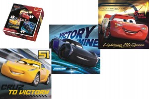 Puzzle 3v1 Auta/Cars 3 Disney 20,50,36 dlk v krabici 28x28x6cm