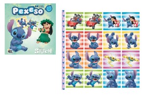 Pexeso v seitu s omalovnkami  Lilo & Stitch 21,5x21,5cm