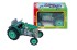 Traktor Zetor zelen na kik kov 14cm 1:25 v krabike Kovap